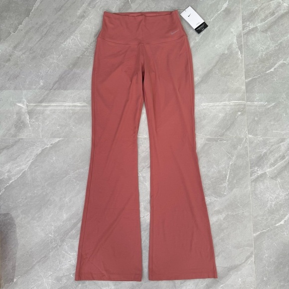 Women's Nike Dri-Fit Zenvy High Waisted Flared Full Length Leggings Medium - Picture 2 of 16